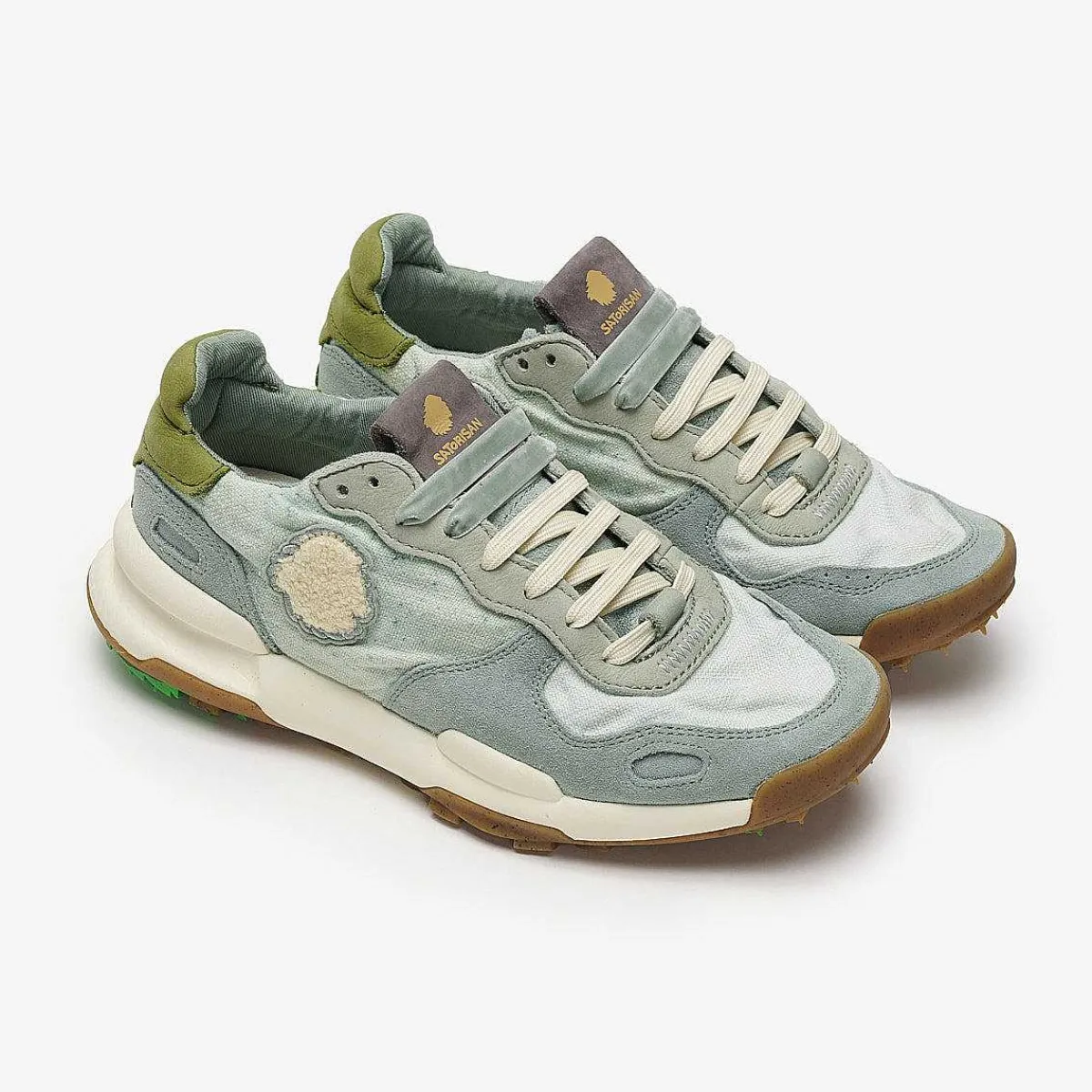 Clearance Satorisan Chacrona-Leinen | Camo Milky Jade