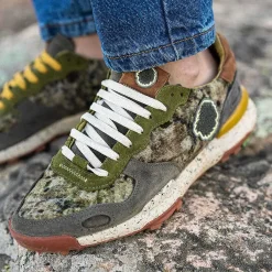 Online Satorisan Chacrona-Leinen | Tarn-Khaki