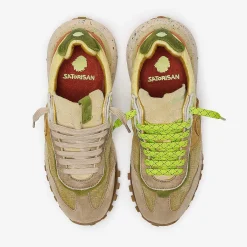 New Satorisan Dharma-Leinen | Psychadelisches Khaki