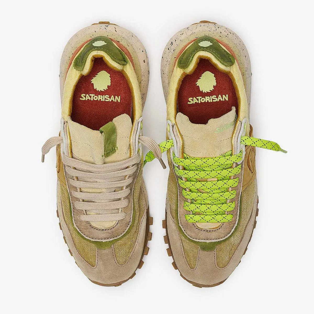 New Satorisan Dharma-Leinen | Psychadelisches Khaki