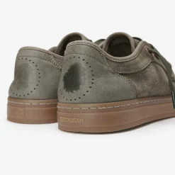 Hot Satorisan Heisei Wildleder | Tiefes Khaki/Gr