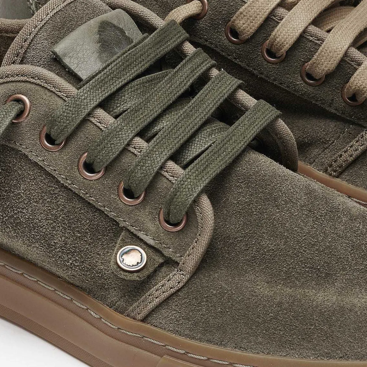 New Satorisan Heisei Wildleder | Tiefes Khaki/Gr