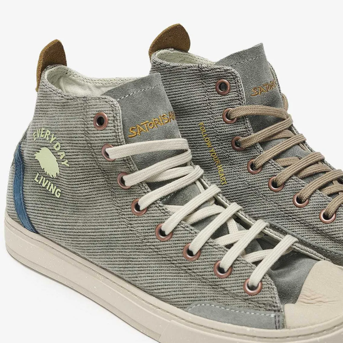 Satorisan Koto Mid Cotton Vintage | Khaki