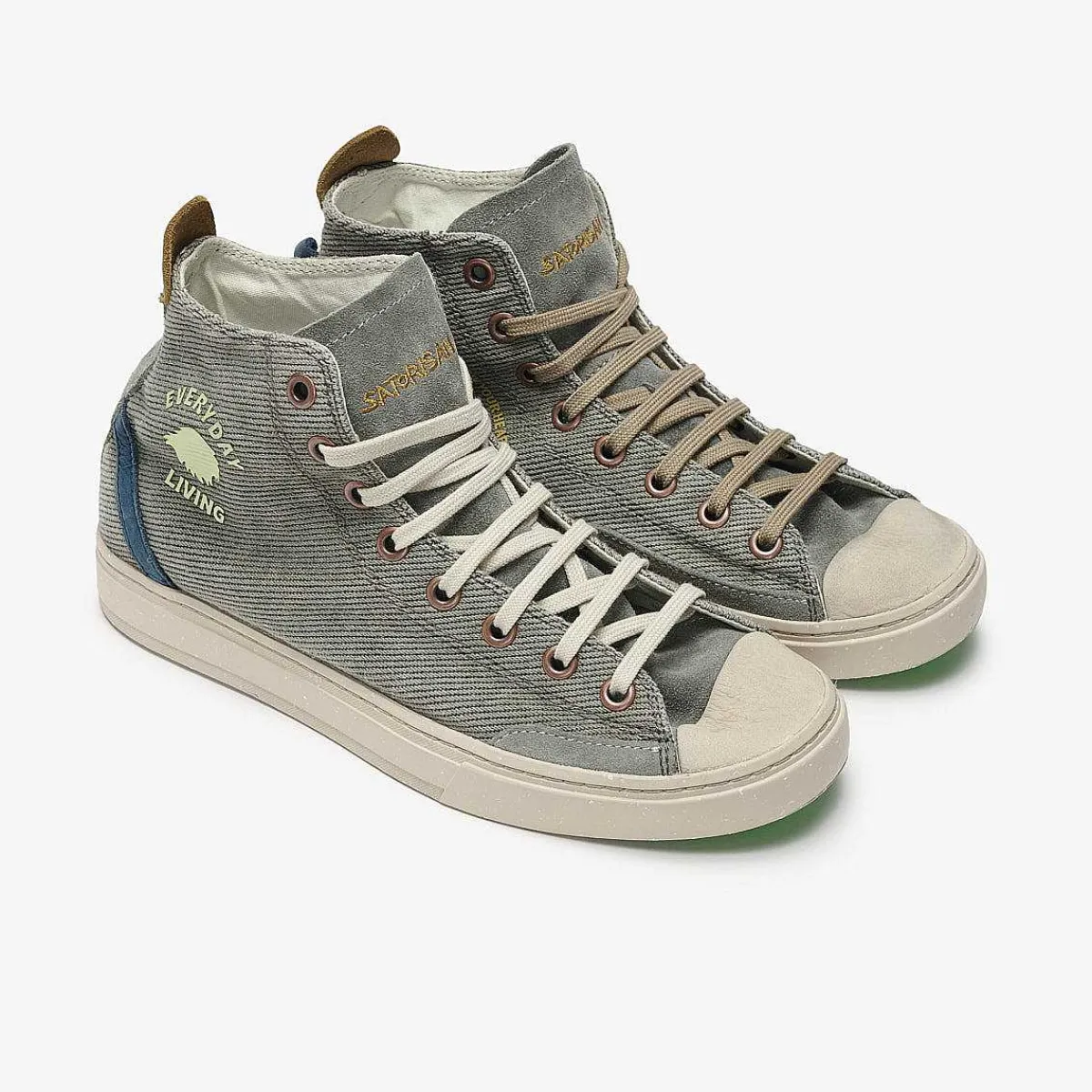 Outlet Satorisan Koto Mid Cotton Vintage | Khaki