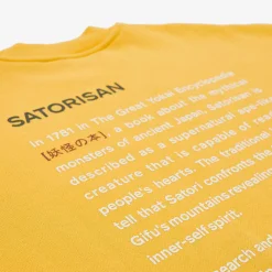 New Satorisan Sweatshirt Oversize Bio-Baumwolle | Primarer Gelber Ursprung