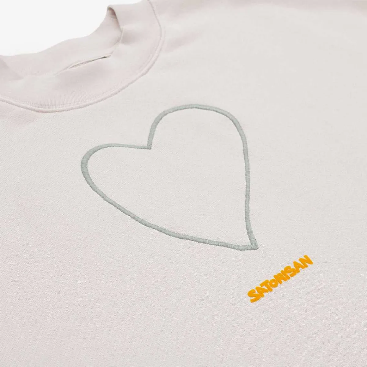 Hot Satorisan Sweatshirt Oversize Bio-Baumwolle | Herkunft Des Grausalzes