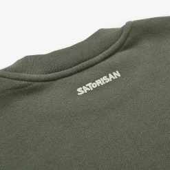 New Satorisan Sweatshirt Oversize Bio-Baumwolle | Wildes Gras