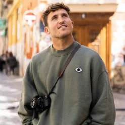 New Satorisan Sweatshirt Oversize Bio-Baumwolle | Wildes Gras