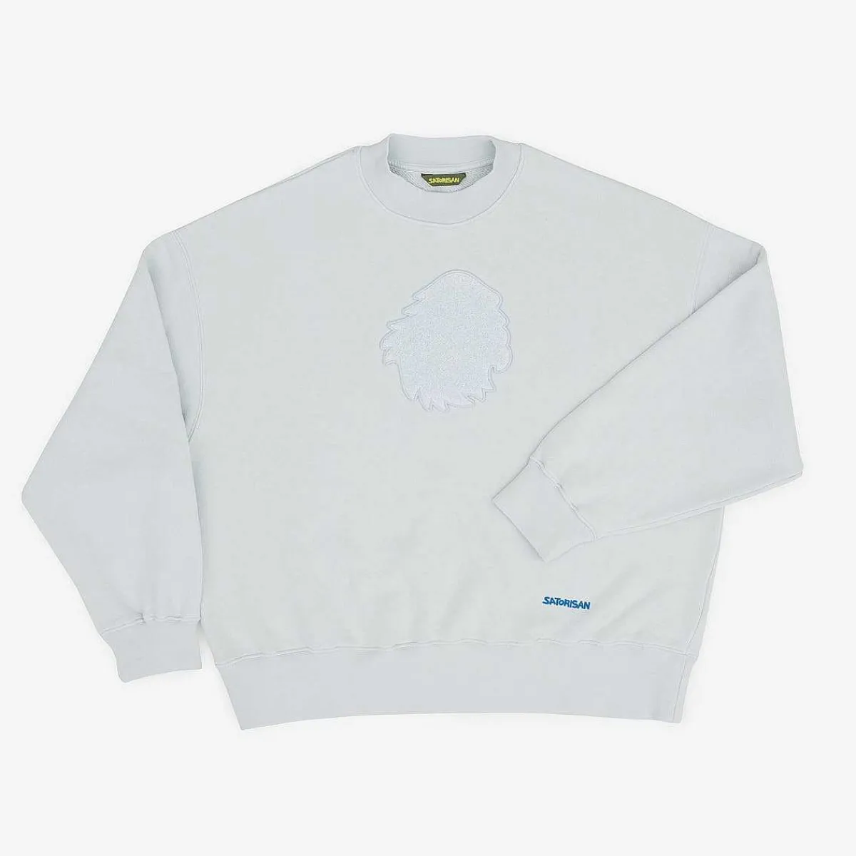 Online Satorisan Sweatshirt Oversize Bio-Baumwolle | Illusionsblauer Chenille