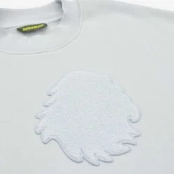 Online Satorisan Sweatshirt Oversize Bio-Baumwolle | Illusionsblauer Chenille