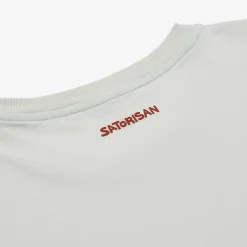 New Satorisan T-Shirt Aus Bio-Baumwolle Mit Normaler Passform | Kristalliner Gruner Freiheitsstaat