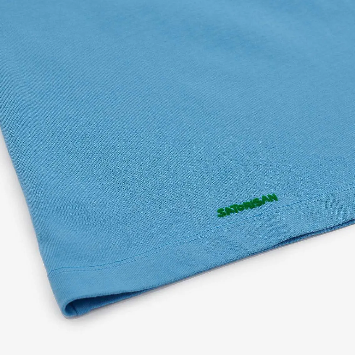 Outlet Satorisan T-Shirt Oversize Bio-Baumwolle | Beruhigendes Blaues Satori-Auge