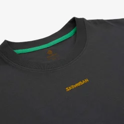 Discount Satorisan T-Shirt Oversize Bio-Baumwolle | Kohle-Herzauge