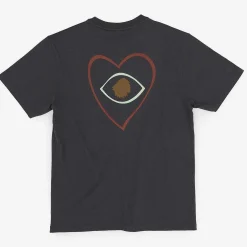 Discount Satorisan T-Shirt Oversize Bio-Baumwolle | Kohle-Herzauge