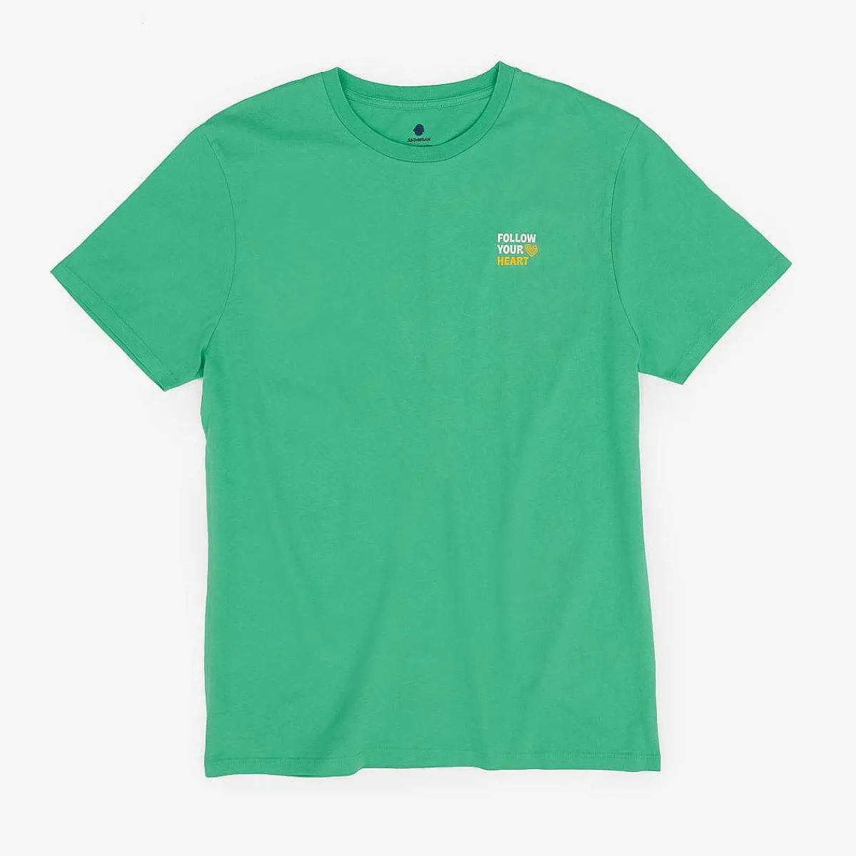 Satorisan T-Shirt Regular Fit Bio-Baumwolle | Aloe Vera Folge Deinem Herzen