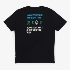 Online Satorisan T-Shirt Regular Fit Bio-Baumwolle | Black Dance Your Own Rhythm