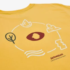 Clearance Satorisan T-Shirt Regular Fit Bio-Baumwolle | Primargelb 5 Elemente