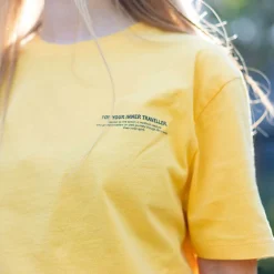 Clearance Satorisan T-Shirt Regular Fit Bio-Baumwolle | Primargelb 5 Elemente